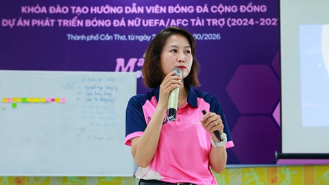 Dự án phát triển bóng đá nữ do UEFA/AFC hỗ trợ (2024-2027): Trang bị các kiến thức cơ bản cho các học viên